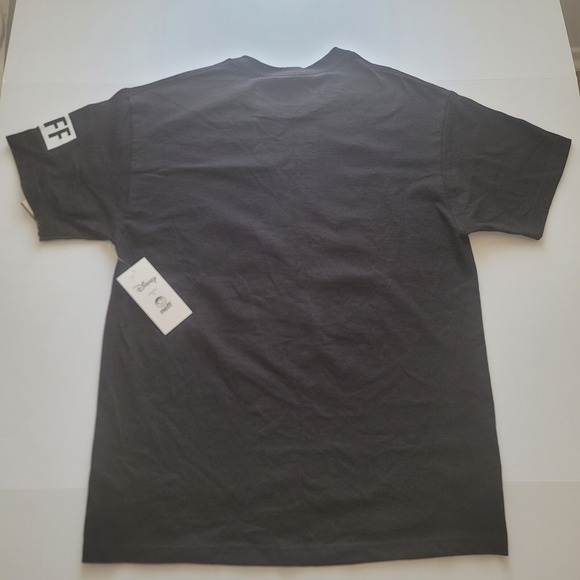 Mickey Mouse Disney Neff Mens Graphic T-Shirt Black Palm Sunset Cotton L Yellow - Picture 6 of 10